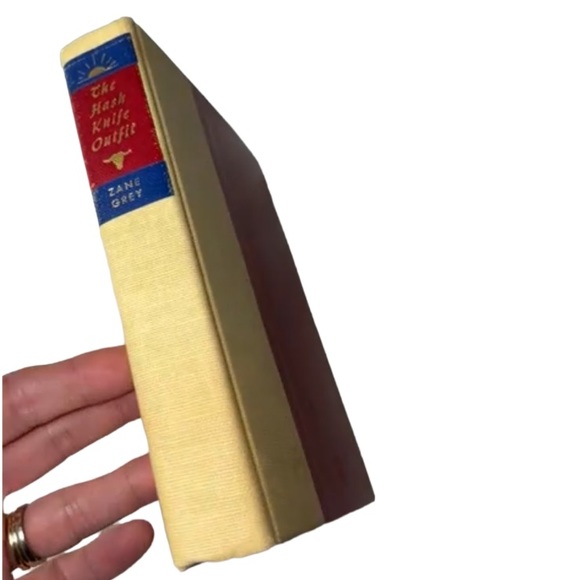 THE HASH KNIFE OUTFIT BY ZANE GREY VINTAGE CLOTH HARDCOVER BOOK 1961 - Picture 16 of 16